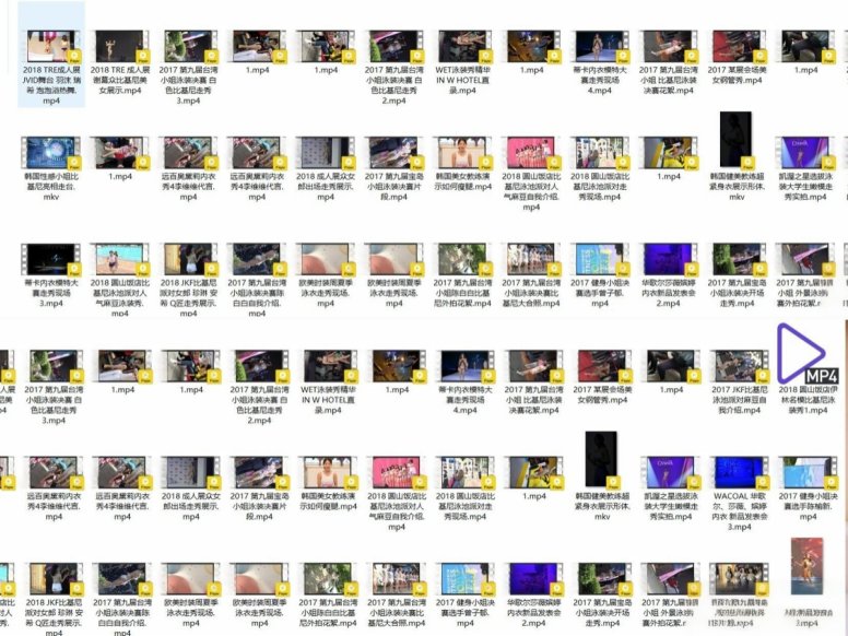 精选模特 明星（韩国女团/韩国车展车模/JKF比基尼派/钢管秀/成人展/内衣秀/时装秀/街拍视频）高清视频合集 共117套写真写真视频[33.60G]